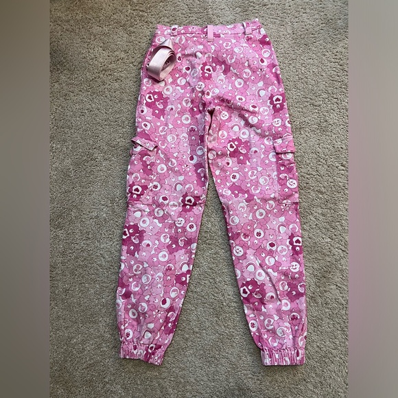 CLASSIC CARE BEARS PINK CARGO PANTS - LIMITED BLACKMILK NWOT SIZE 10 PINK - Picture 8 of 11